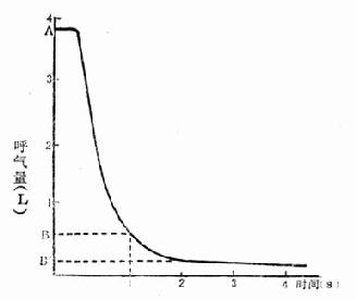用力呼气（FEV）曲线图