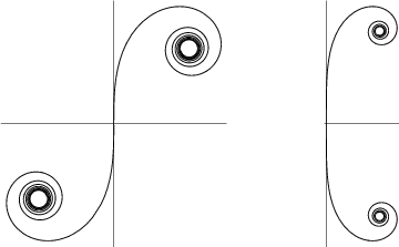 \begin{figure}\begin{center}\BoxedEPSF{CornuSpirals.epsf}\end{center}\end{figure}