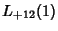 $\displaystyle L_{+12}(1)$