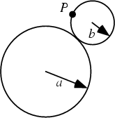 \begin{figure}\begin{center}\BoxedEPSF{EpicycloidDiagram.epsf}\end{center}\end{figure}