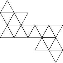 \begin{figure}\BoxedEPSF{Deltahedron16_net.epsf scaled 600}\end{figure}