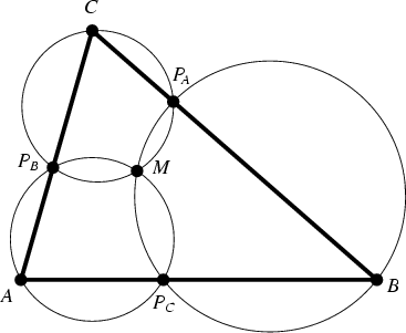 \begin{figure}\begin{center}\BoxedEPSF{MiquelsTheorem.epsf scaled 950}\end{center}\end{figure}