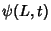 $\displaystyle \psi(L,t)$
